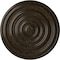 Ekena Millwork Carton Ceiling Medallion (For Canopies up to 2 5/8"), 12 5/8"OD x 1"P, Stone Hearth Crackle CM13CASHC - alternate 1